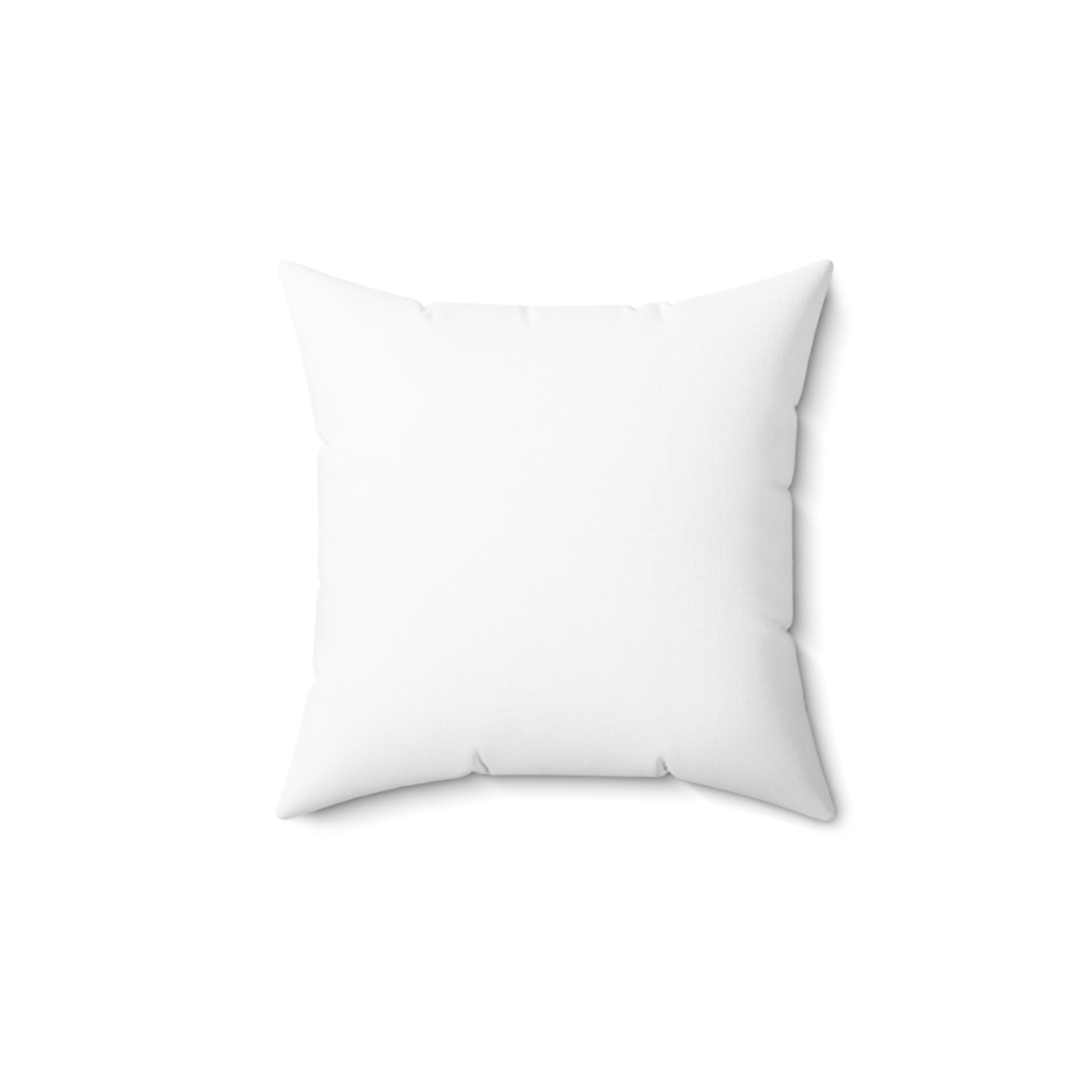 Spun Polyester Square Pillow Snowman