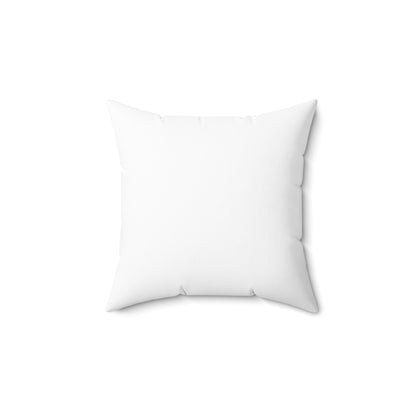 Spun Polyester Square Pillow Snowman