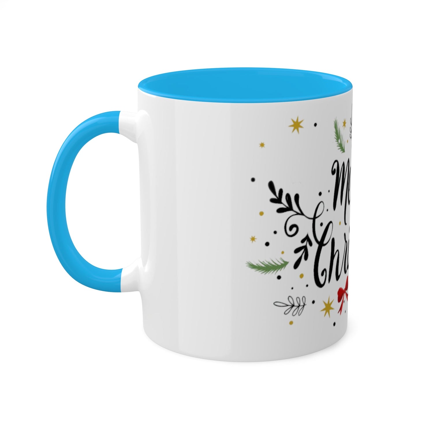 Merry Christmas Colorful Mugs, 11oz