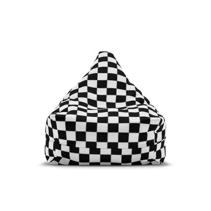 Bean Bag Chair Cover Black white