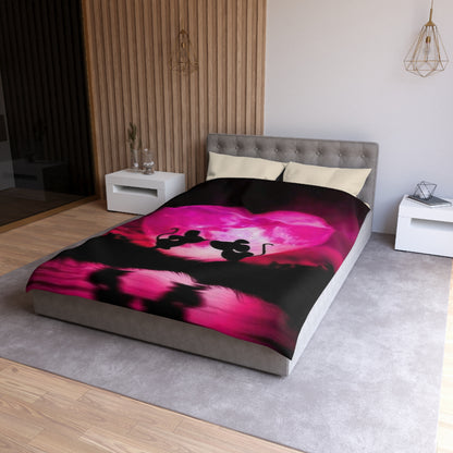 Microfiber Duvet Cover Kiss