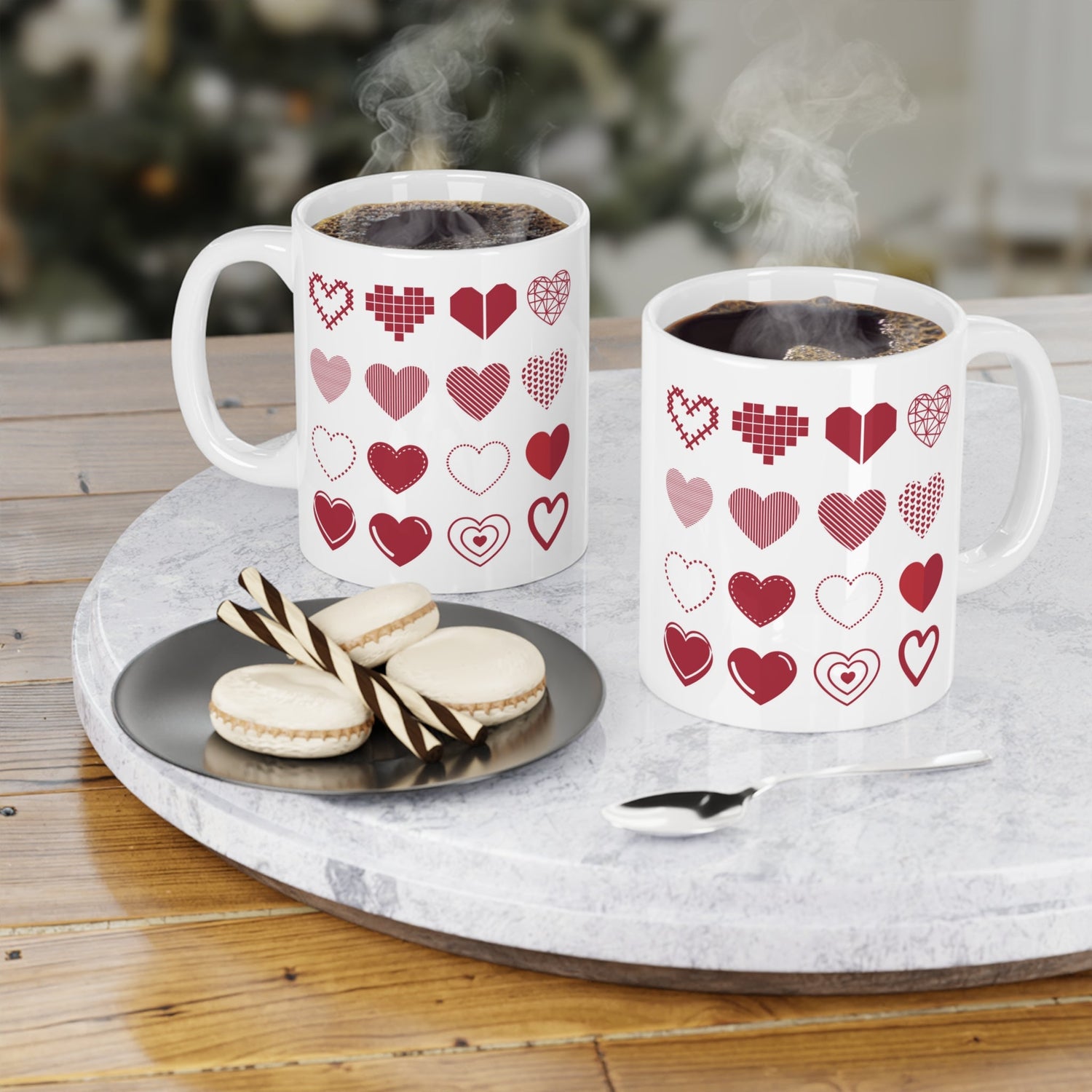 Ceramic Mugs (11oz\15oz\20oz) Hearts