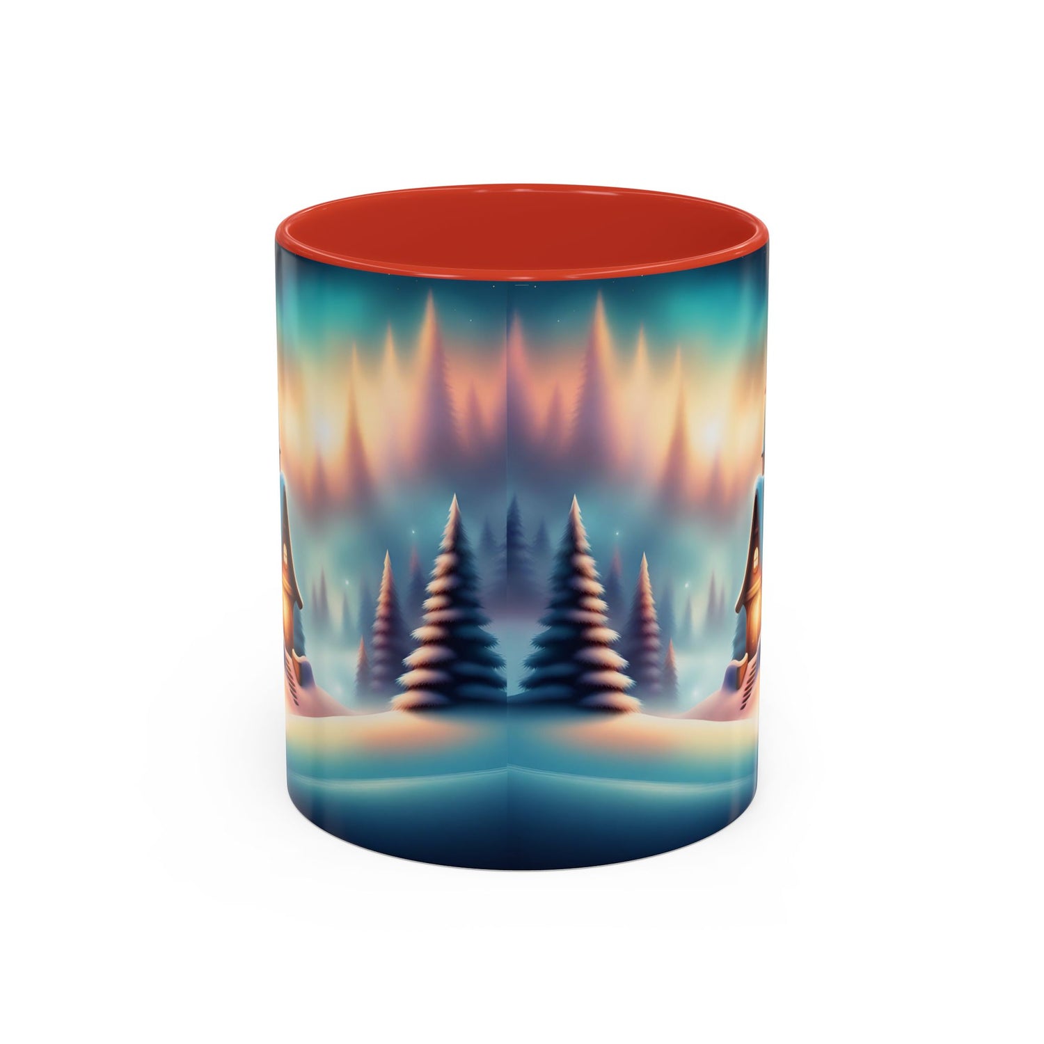 Accent Coffee Mug Winter Scenery Christmas