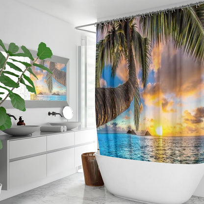 172. Quick-drying Shower Curtain Sunset