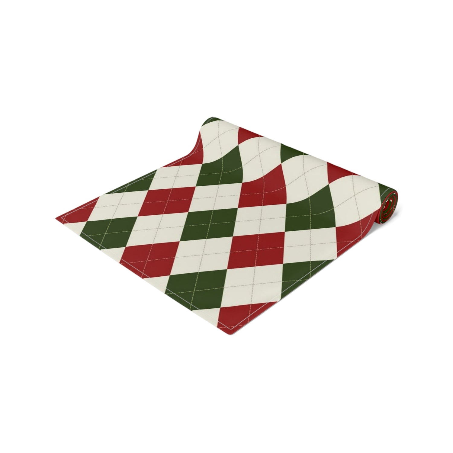 Table Runner (Cotton, Poly) Xmas decor pattern