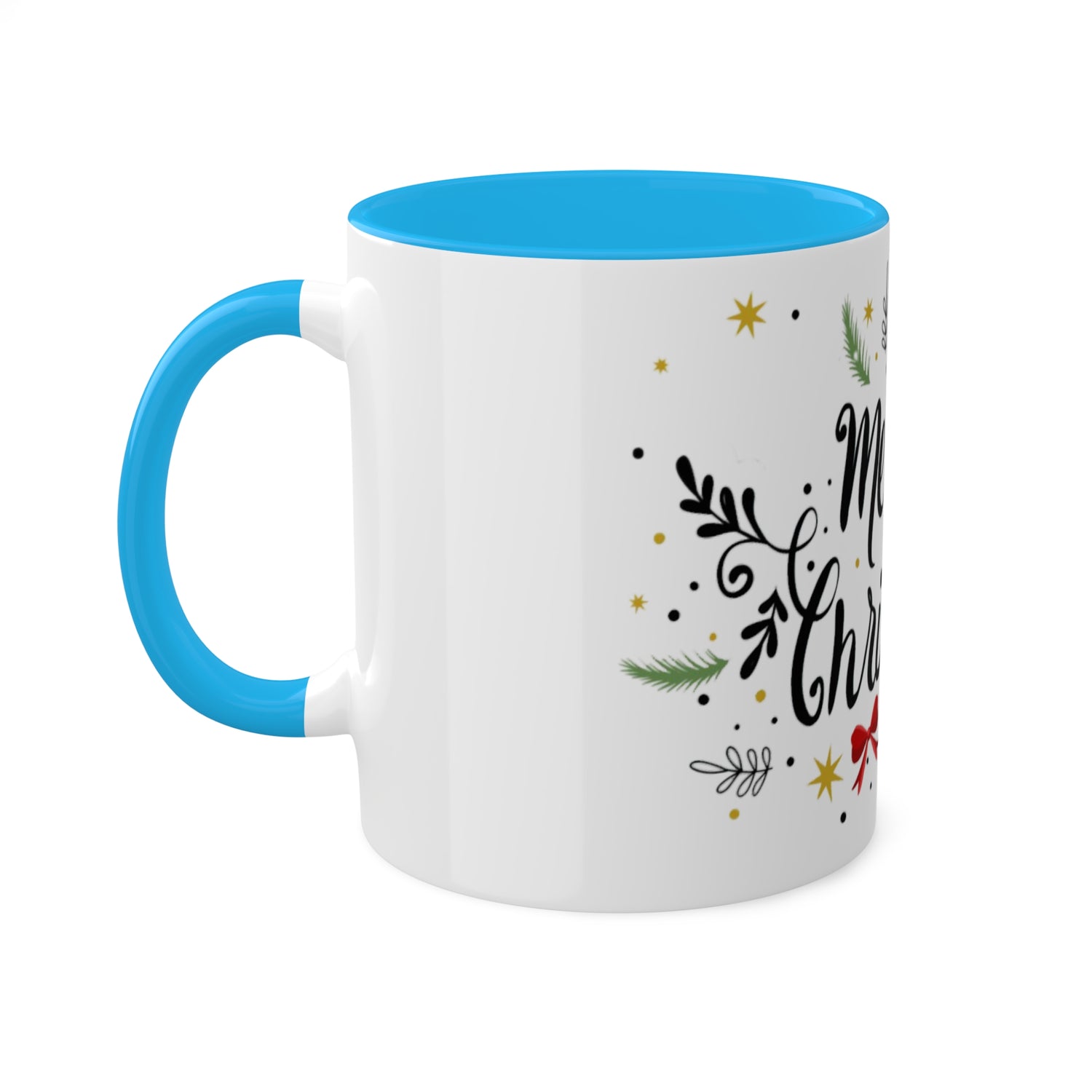 Merry Christmas Colorful Mugs, 11oz