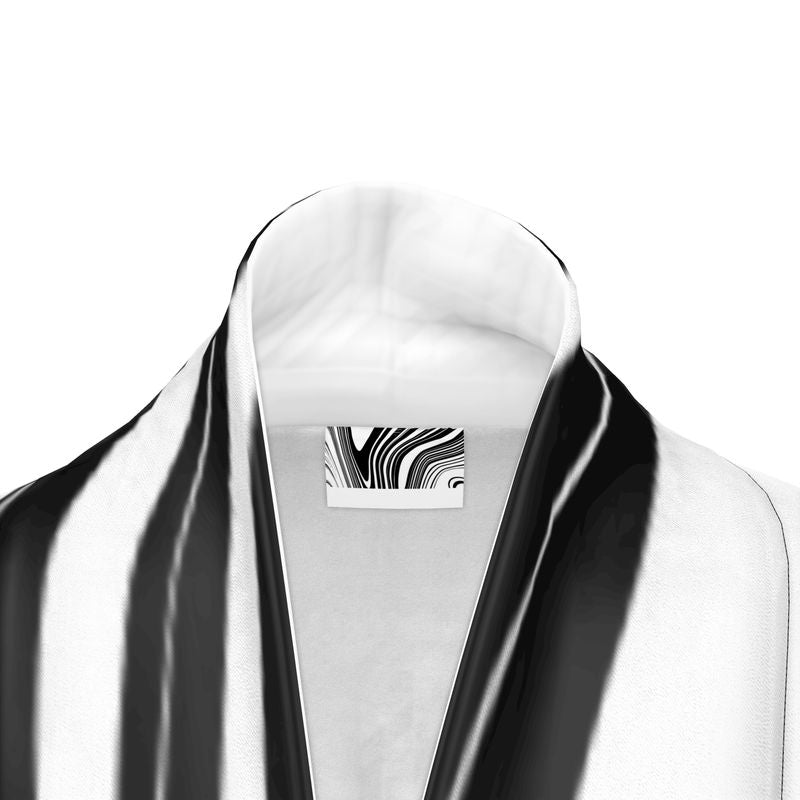 Kimono black white abstract