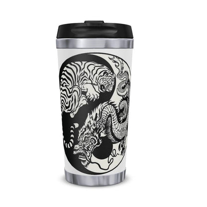 Tiger And Dragon Travel Mug