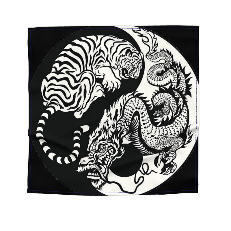 Bandana tiger and dragon