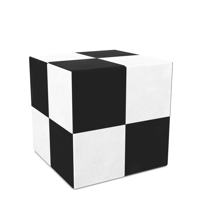 Cube black and white