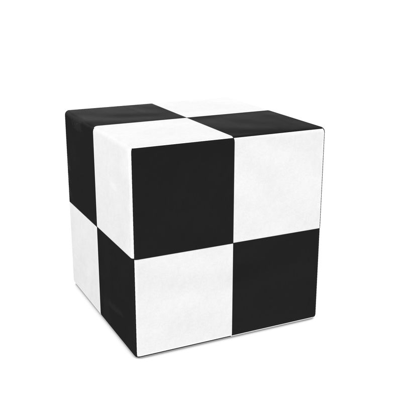 Cube black and white