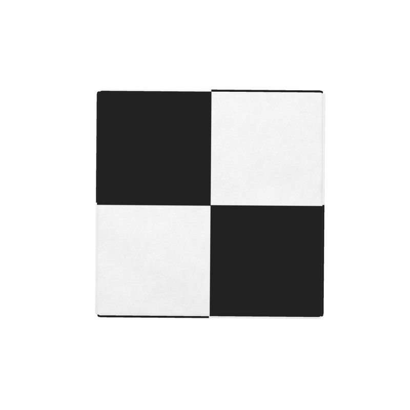 Cube black and white