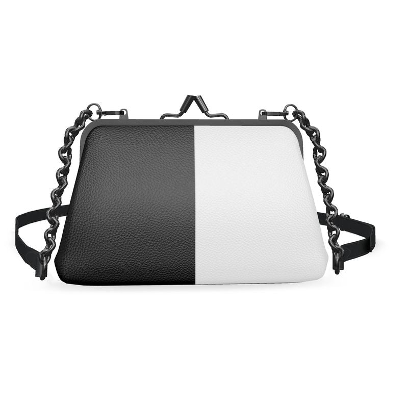 Flat Frame Bag black and white