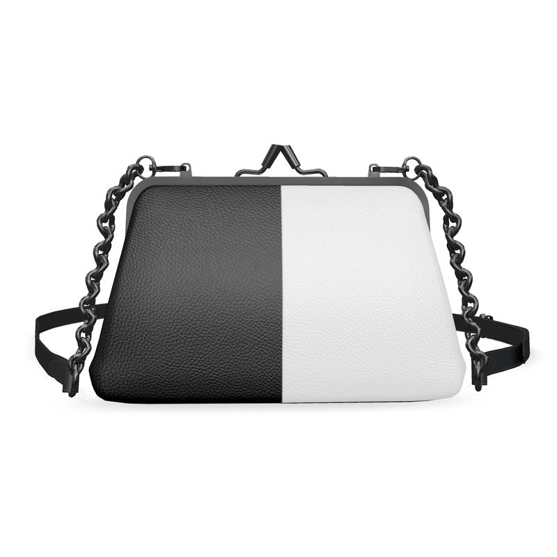 Flat Frame Bag black and white