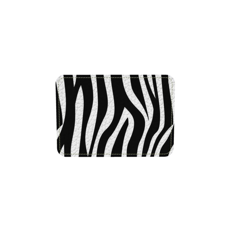 Leather City Shopper black white stripes