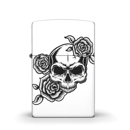 Zippo® Lighter Skull with Roses