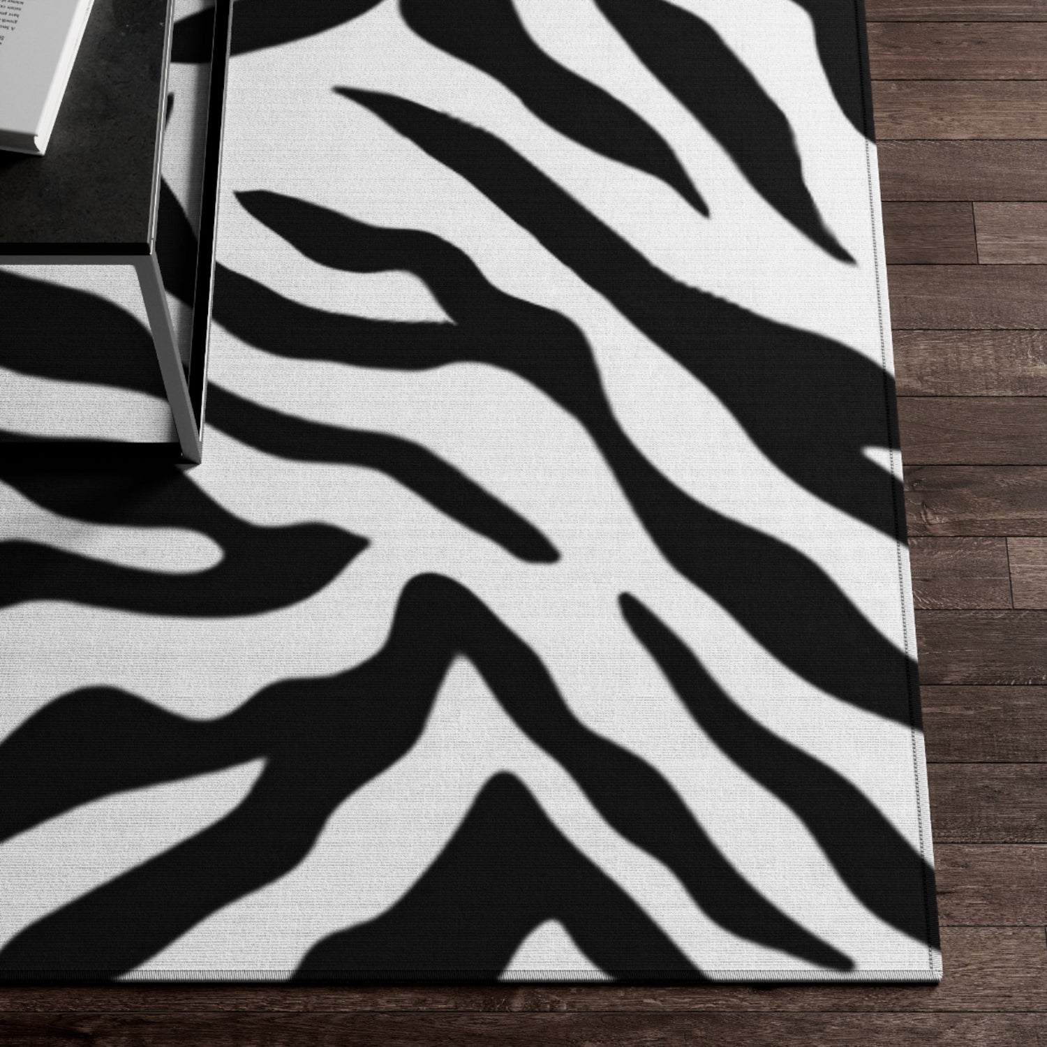 Dornier Rug Tiger black and white