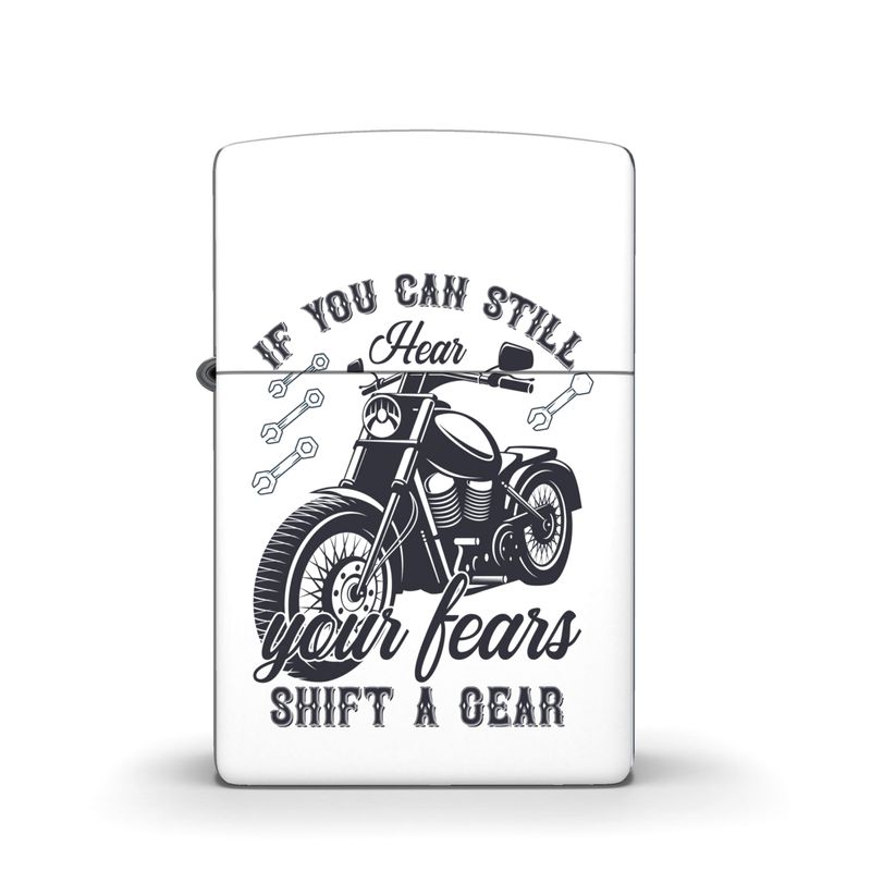 Motorcycle lighter shift a gear