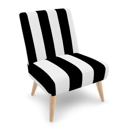 Chair Black White stripes