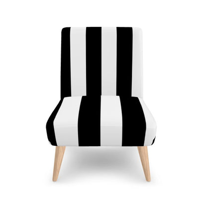 Chair Black White stripes