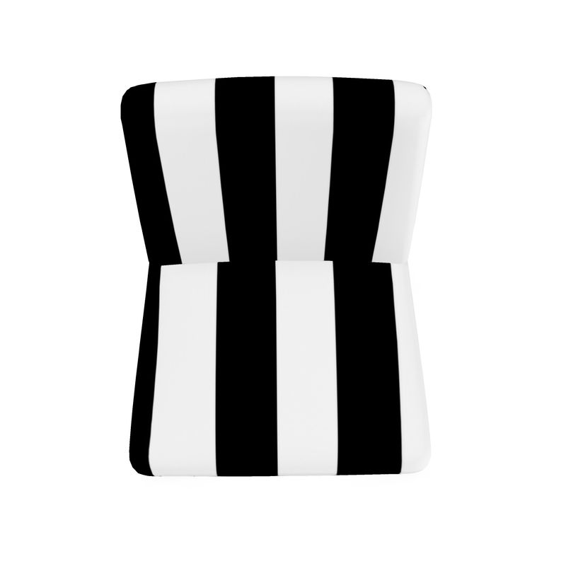 Chair Black White stripes