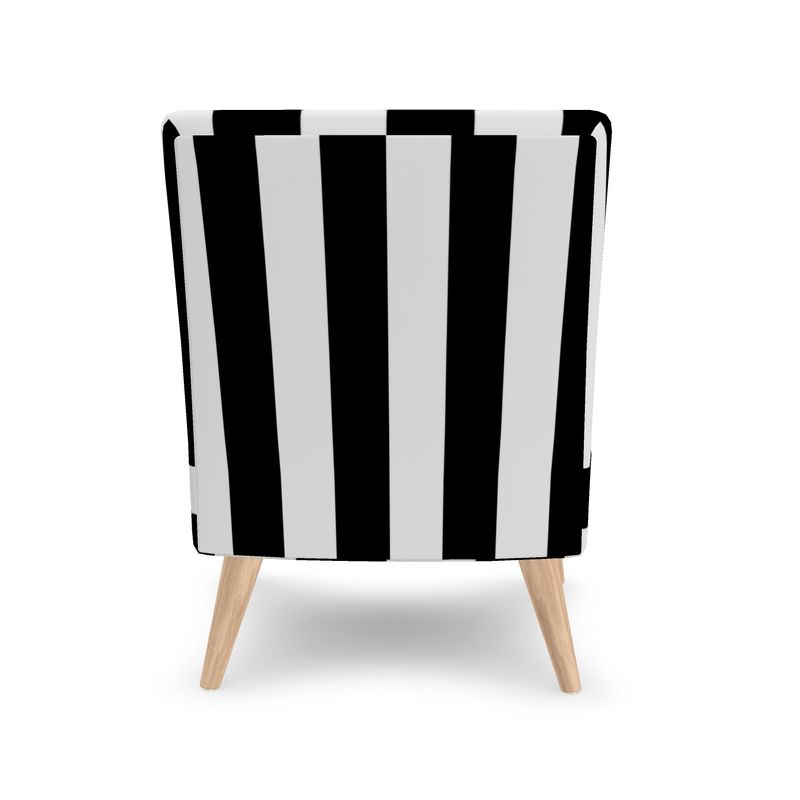 Chair Black White stripes