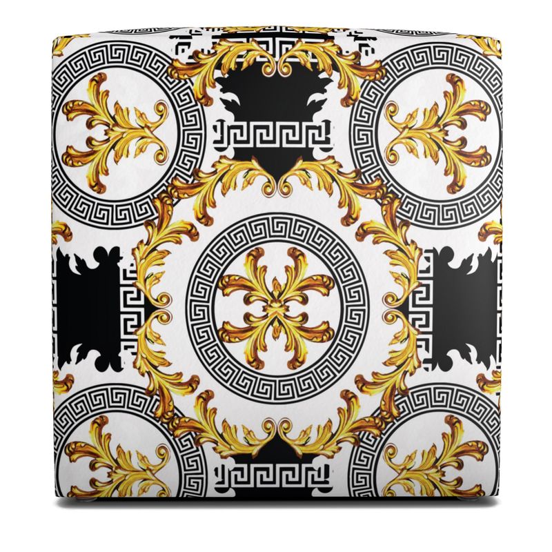 Pouffe Square Greek decoration