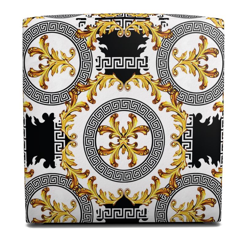 Pouffe Square Greek decoration