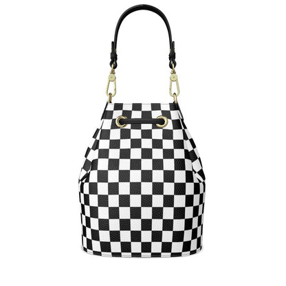 Bucket Bag Black and White