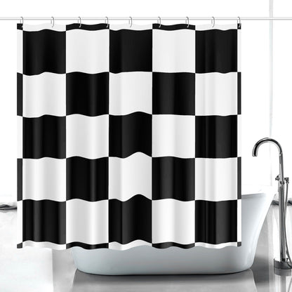 Quick-drying Shower Curtain.