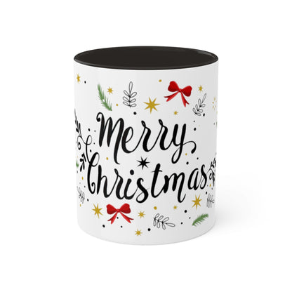 Merry Christmas Colorful Mugs, 11oz