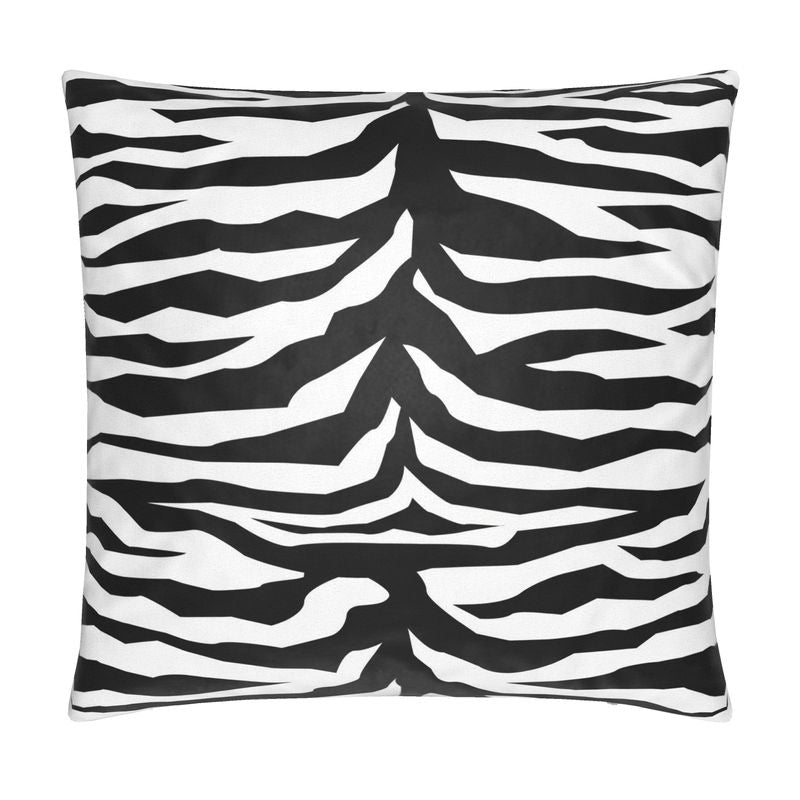 Cushion Cover Tiger Decoration in Black and White at HomeClothesJewelr