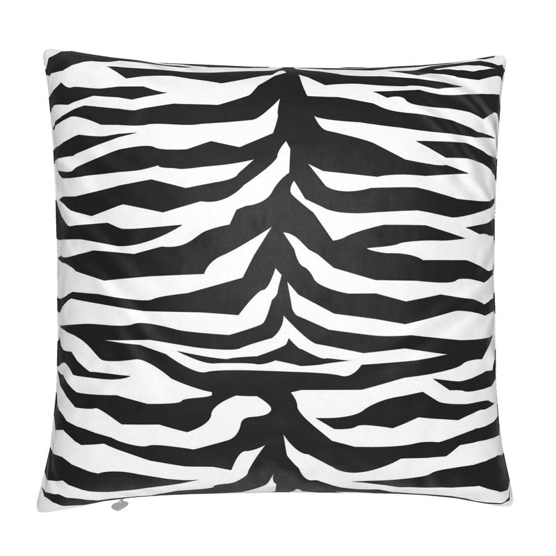 Cushion Cover Tiger Decoration in Black and White at HomeClothesJewelr