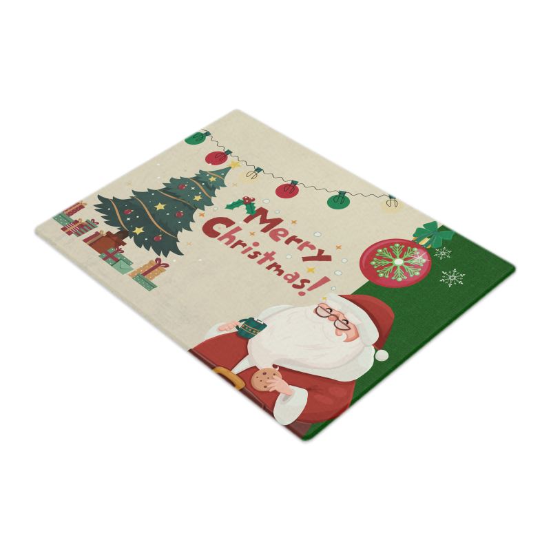 Festive Glass Chopping Board – Merry Christmas Design for Holiday Cook