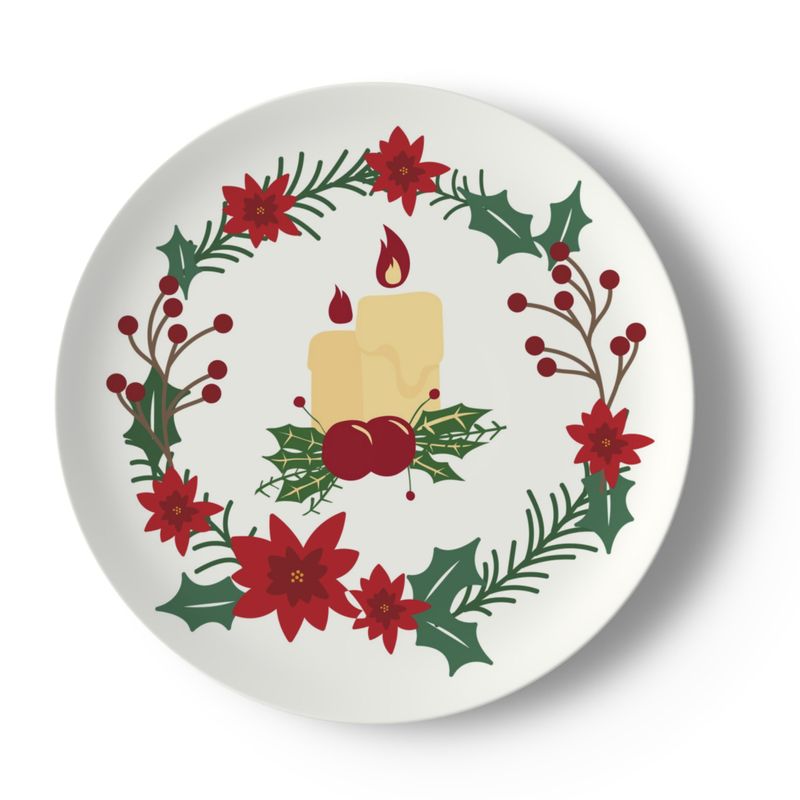 Christmas China Plates