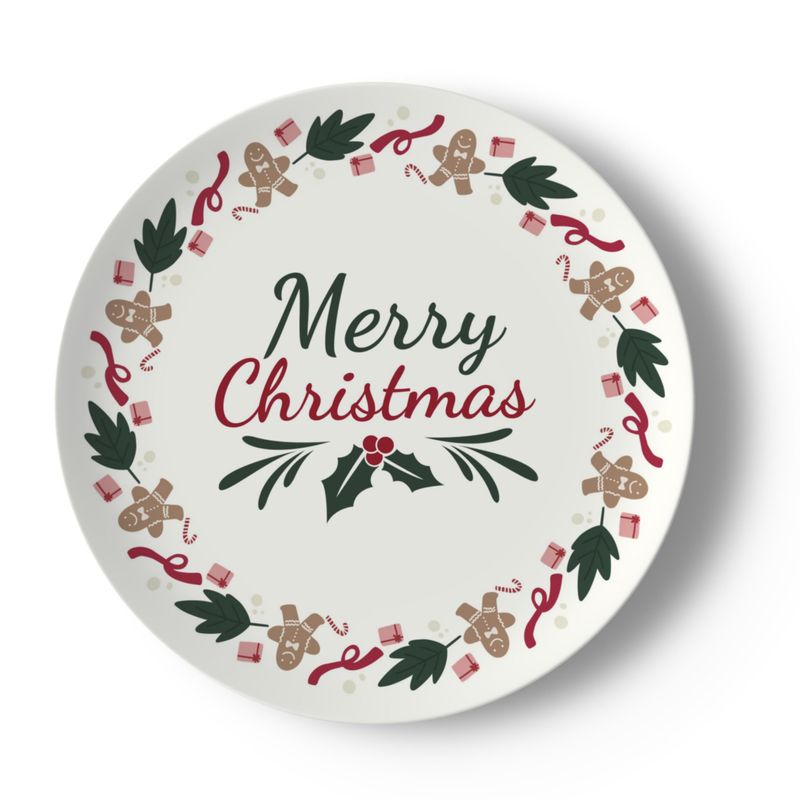 Christmas China Plates