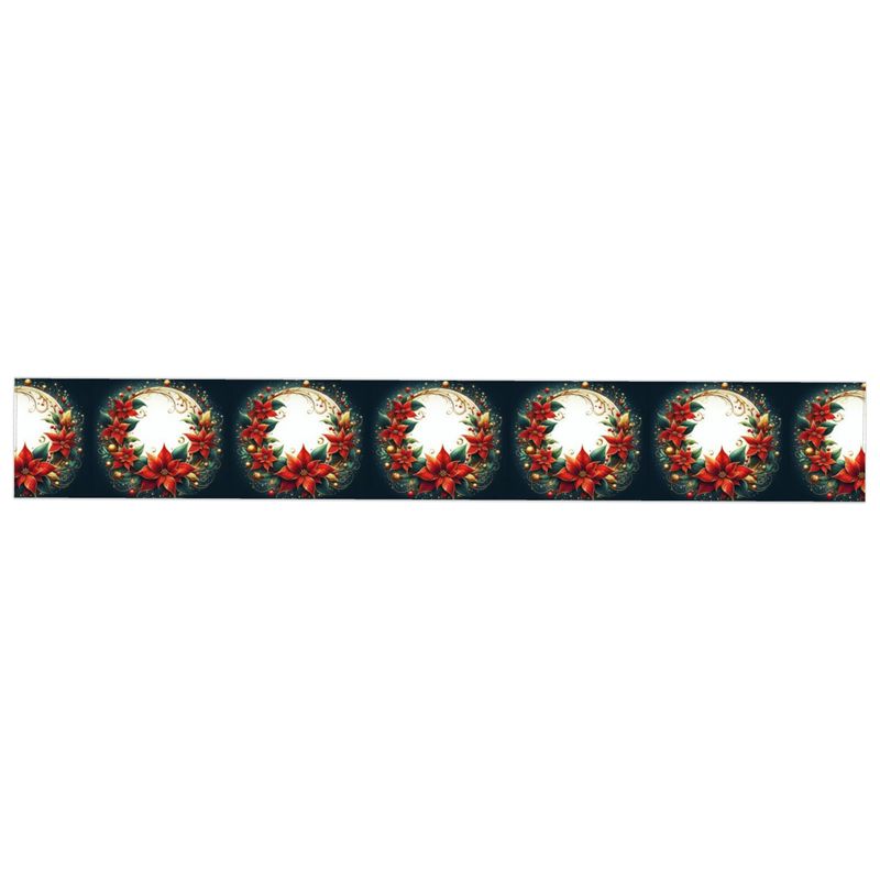 Table Runner Christmas Poinsettia decoration