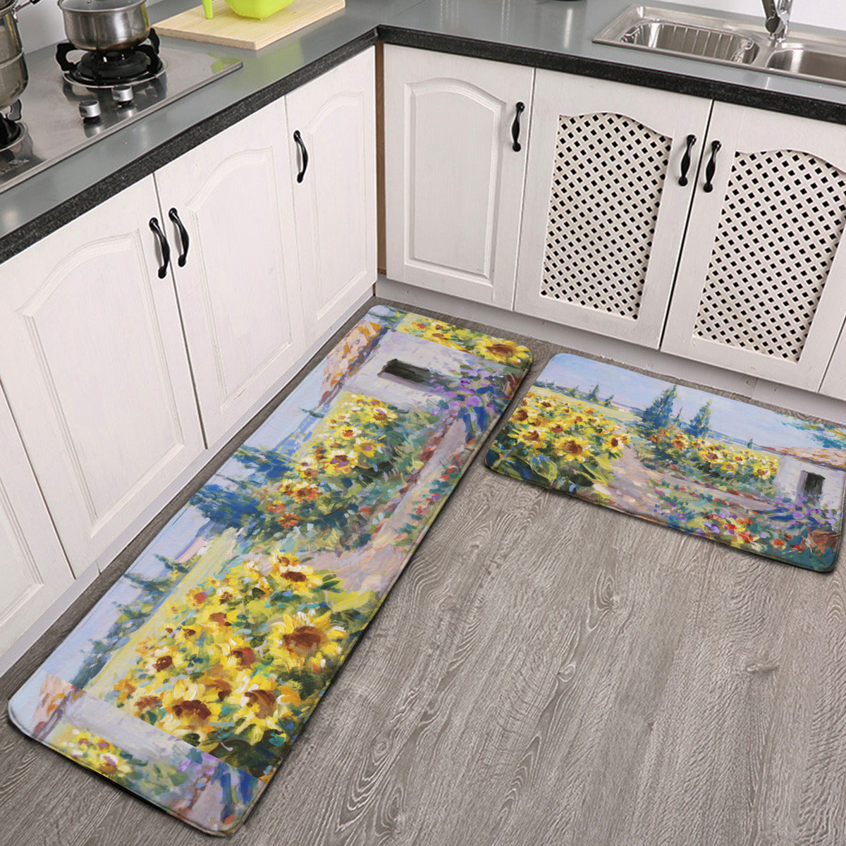 Kitchen Mat Sunflowers