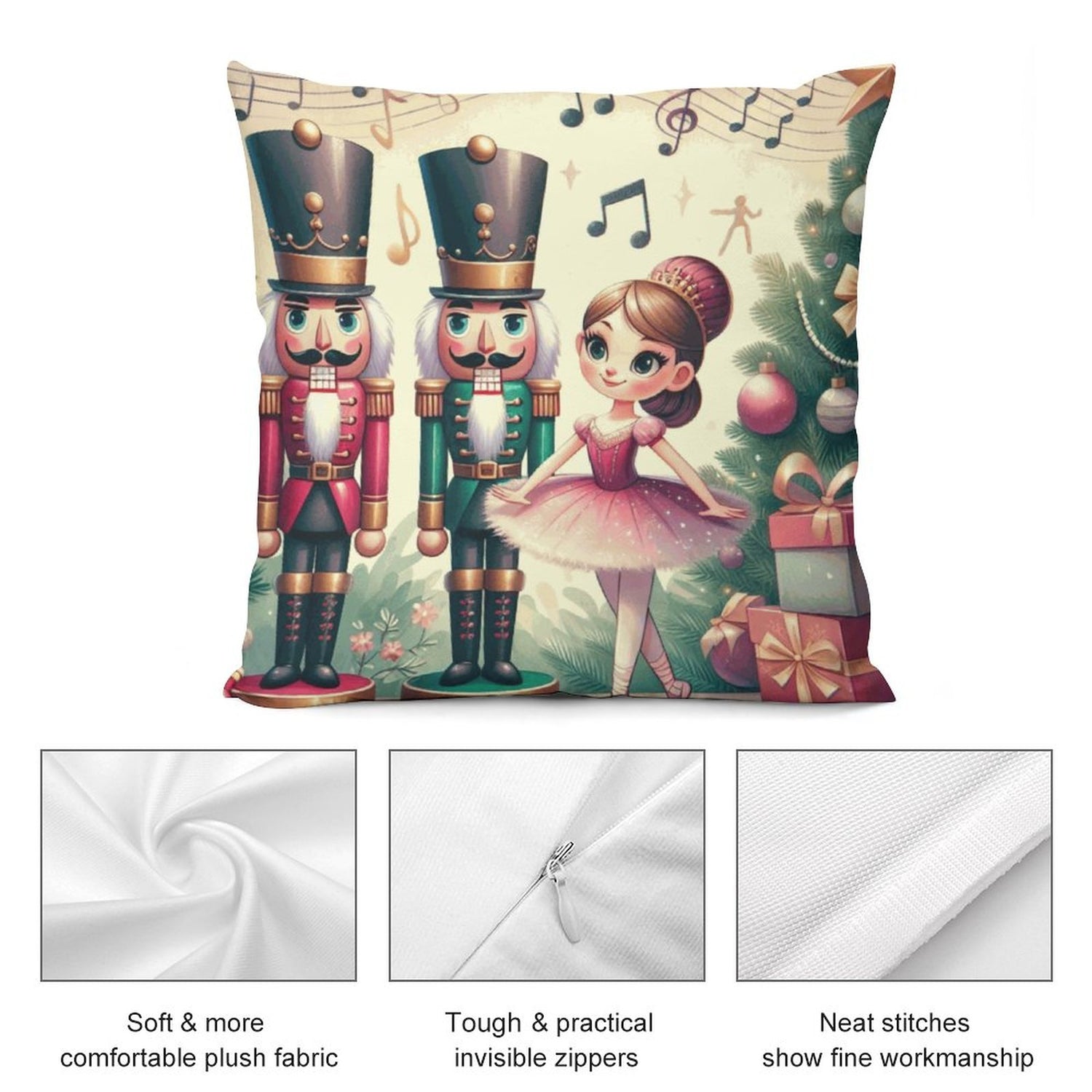 Plush Pillowcase Set of 4