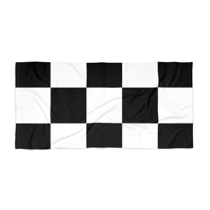 Beach Towel Black and White