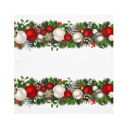 Dress Up Your Holiday Table with Festive Napkins Christmas Balls Decoration