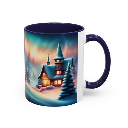 Accent Coffee Mug Winter Scenery Christmas