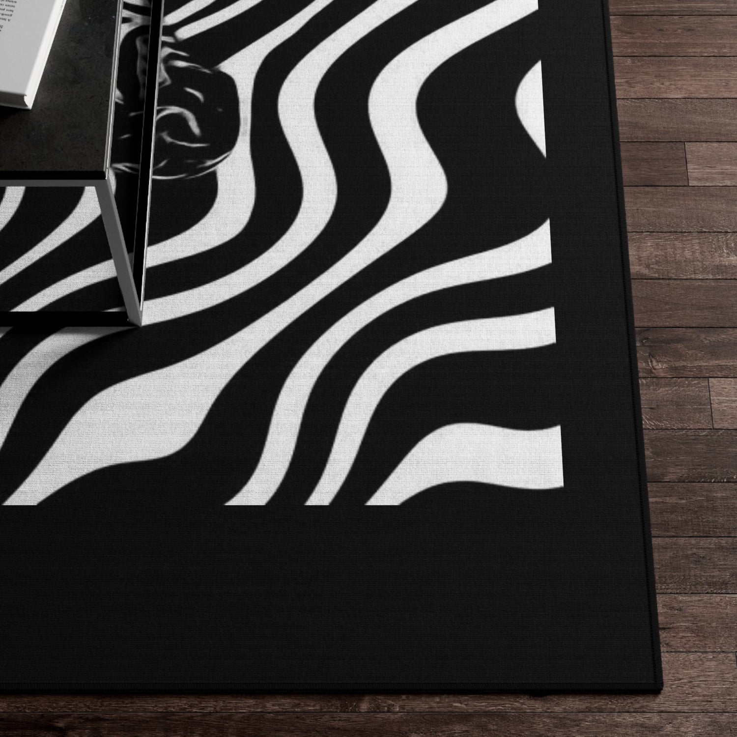 Dornier Rug Zebra on black