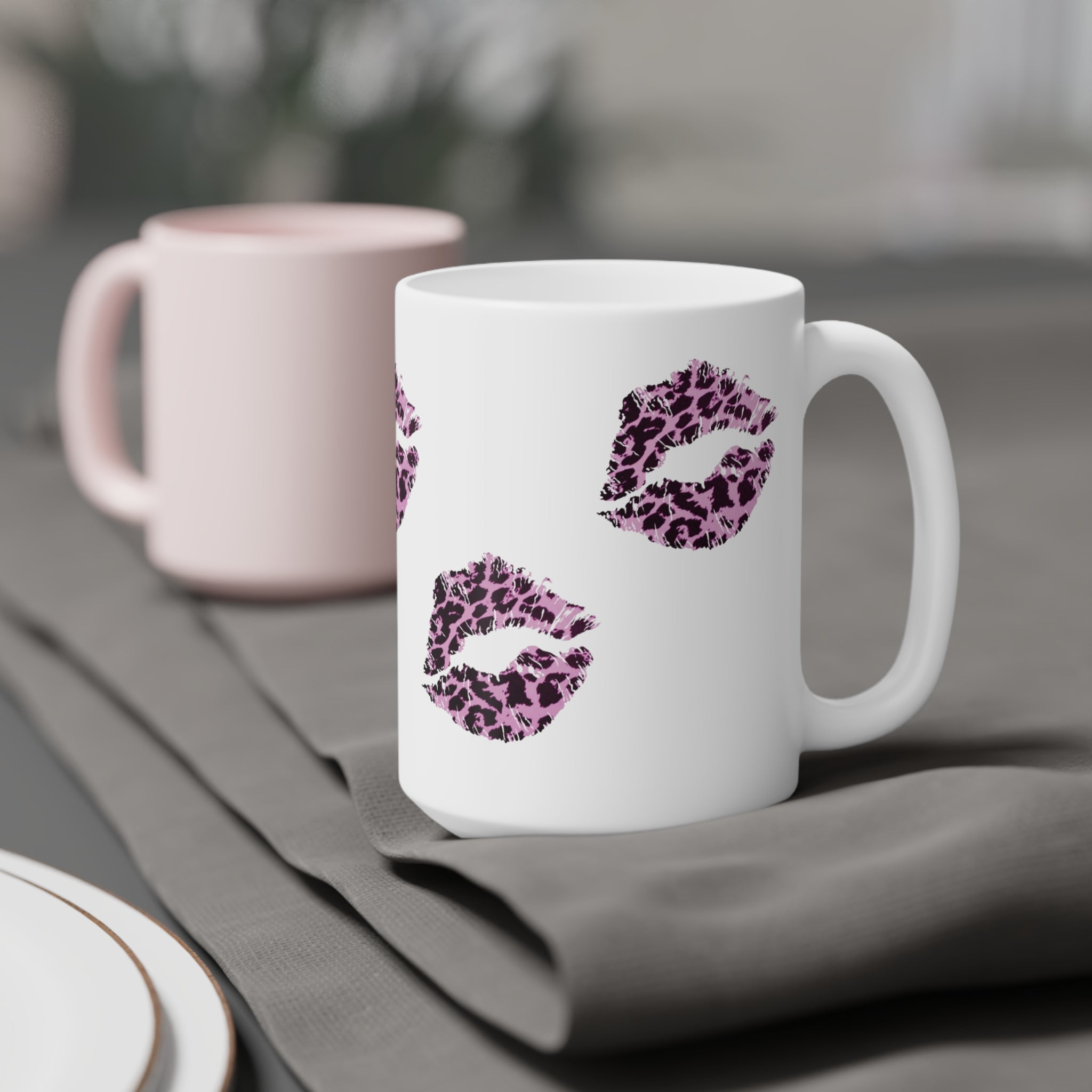 Ceramic Mugs (11oz\15oz\20oz) Kiss