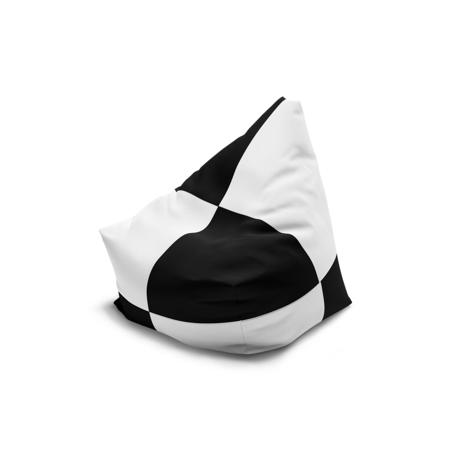 Bean Bag Chair Cover Black and White