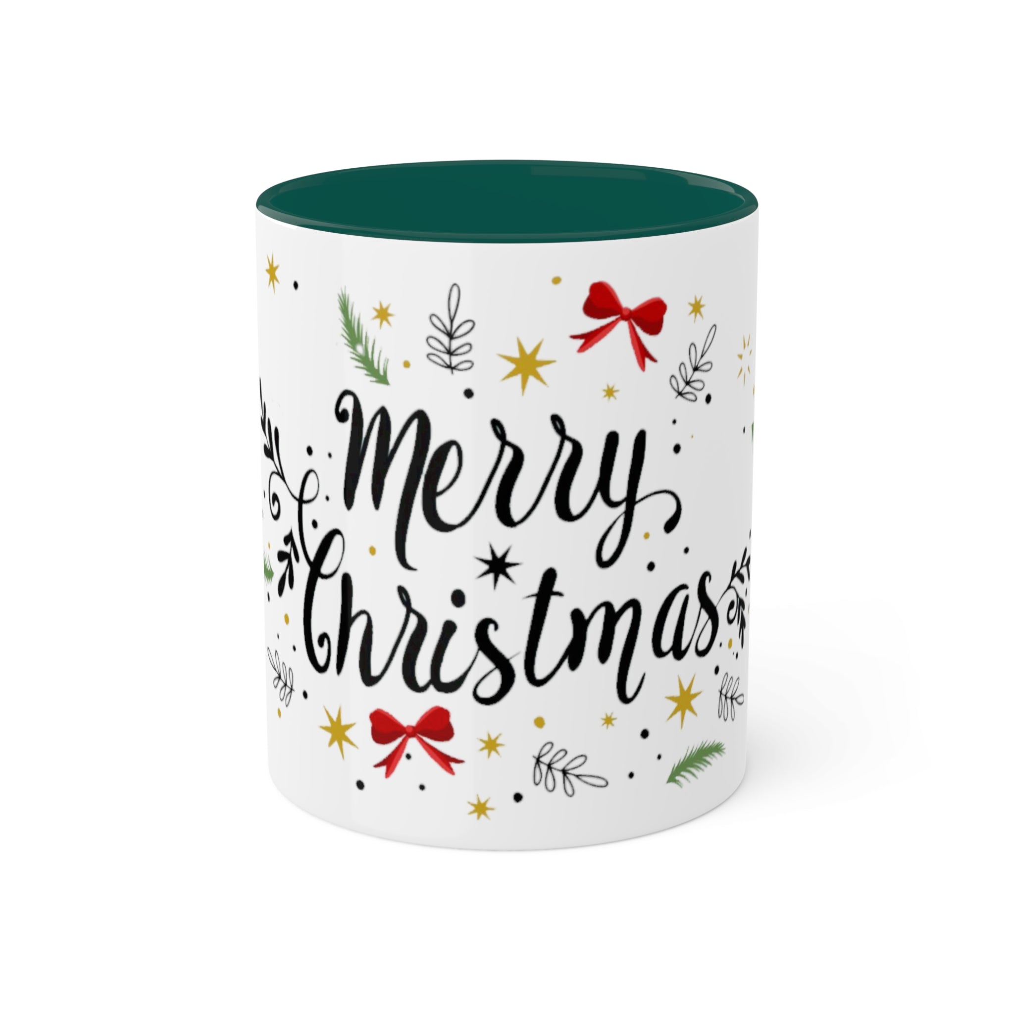 Merry Christmas Colorful Mugs, 11oz