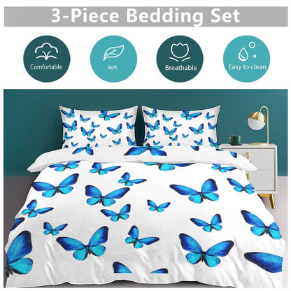 3-Piece Bedding Set-102&quot;x90&quot;/ 259x229cm (Dual-sided Printing)