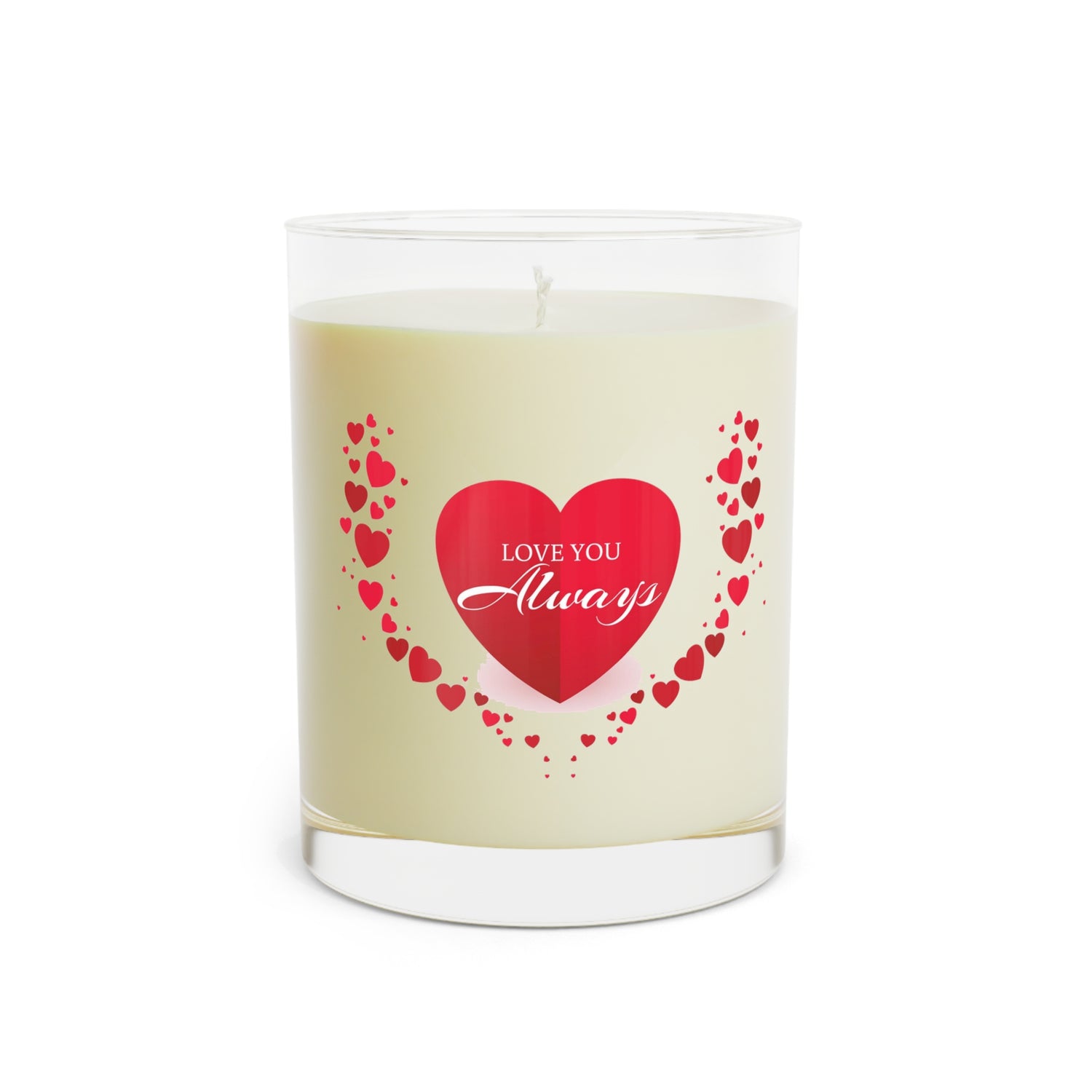 Scented Candle - Full Glass, 11oz I love you always