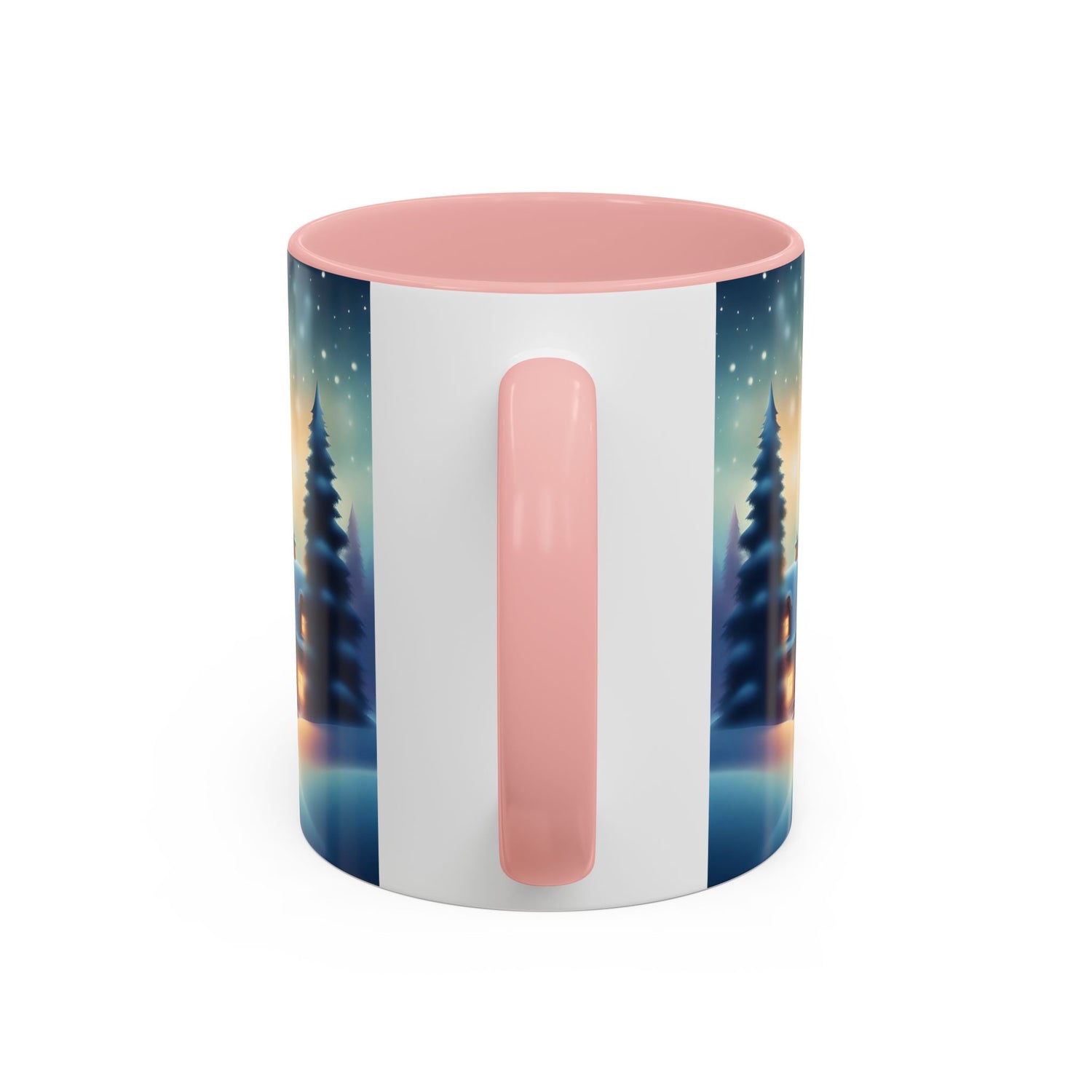 Accent Coffee Mug Winter Scenery