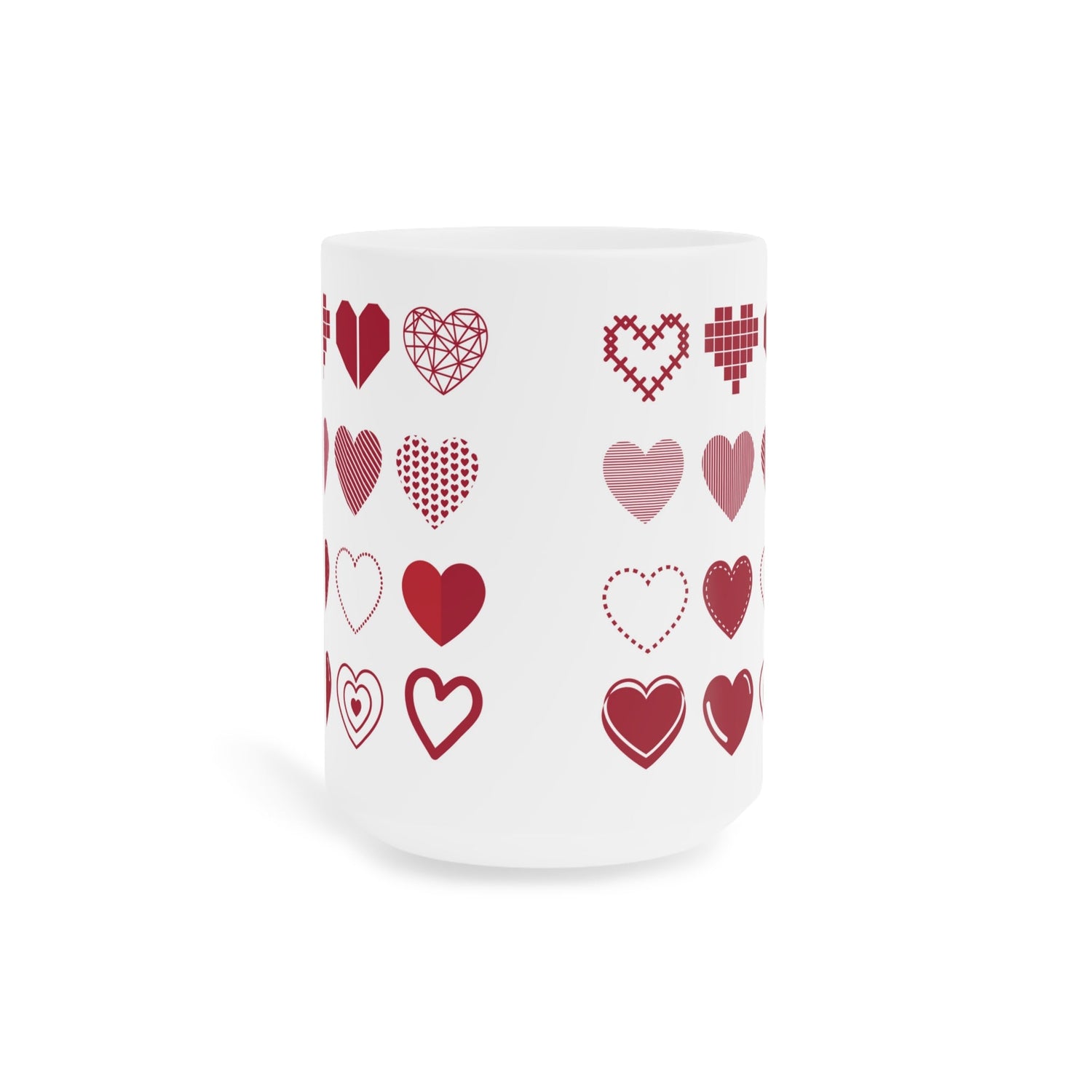 Ceramic Mugs (11oz\15oz\20oz) Hearts